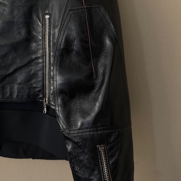 NWT 3.1 Phillip Lim motorcycle leather jacket size 4 - Picture 9 of 16